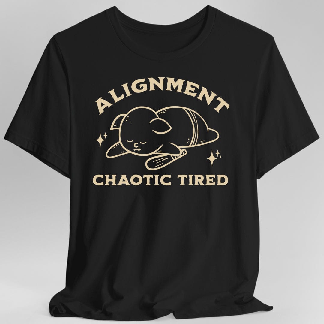 Chaotic Tired Goblin T-Shirt Sunburst RPG