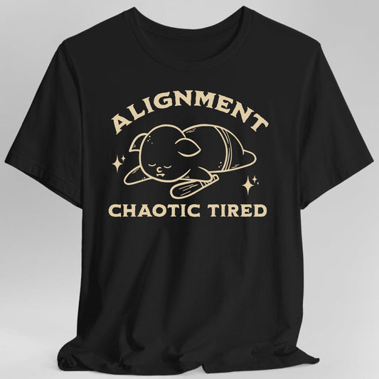 Chaotic Tired Goblin T-Shirt Sunburst RPG