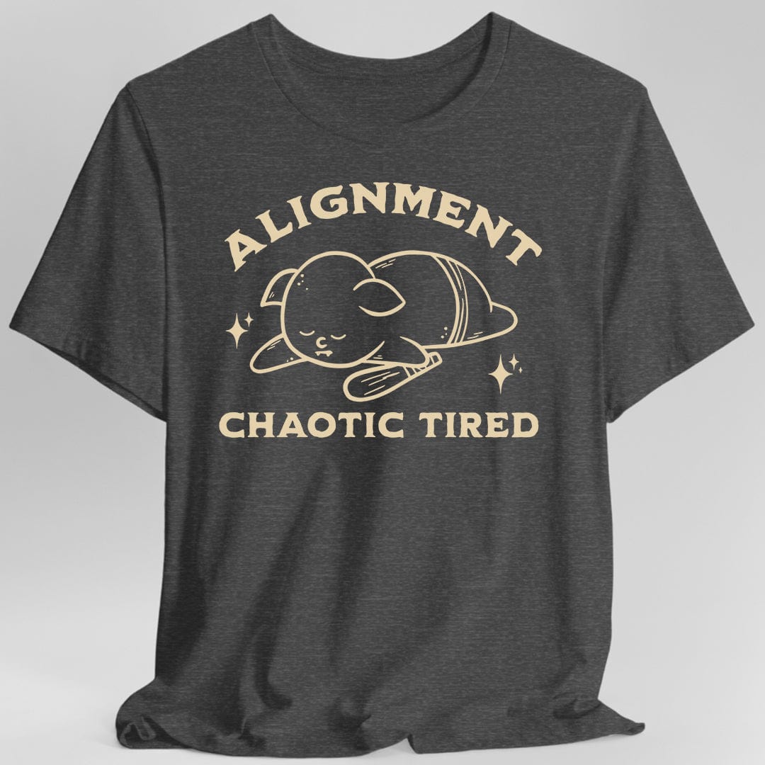 Chaotic Tired Goblin T-Shirt Sunburst RPG