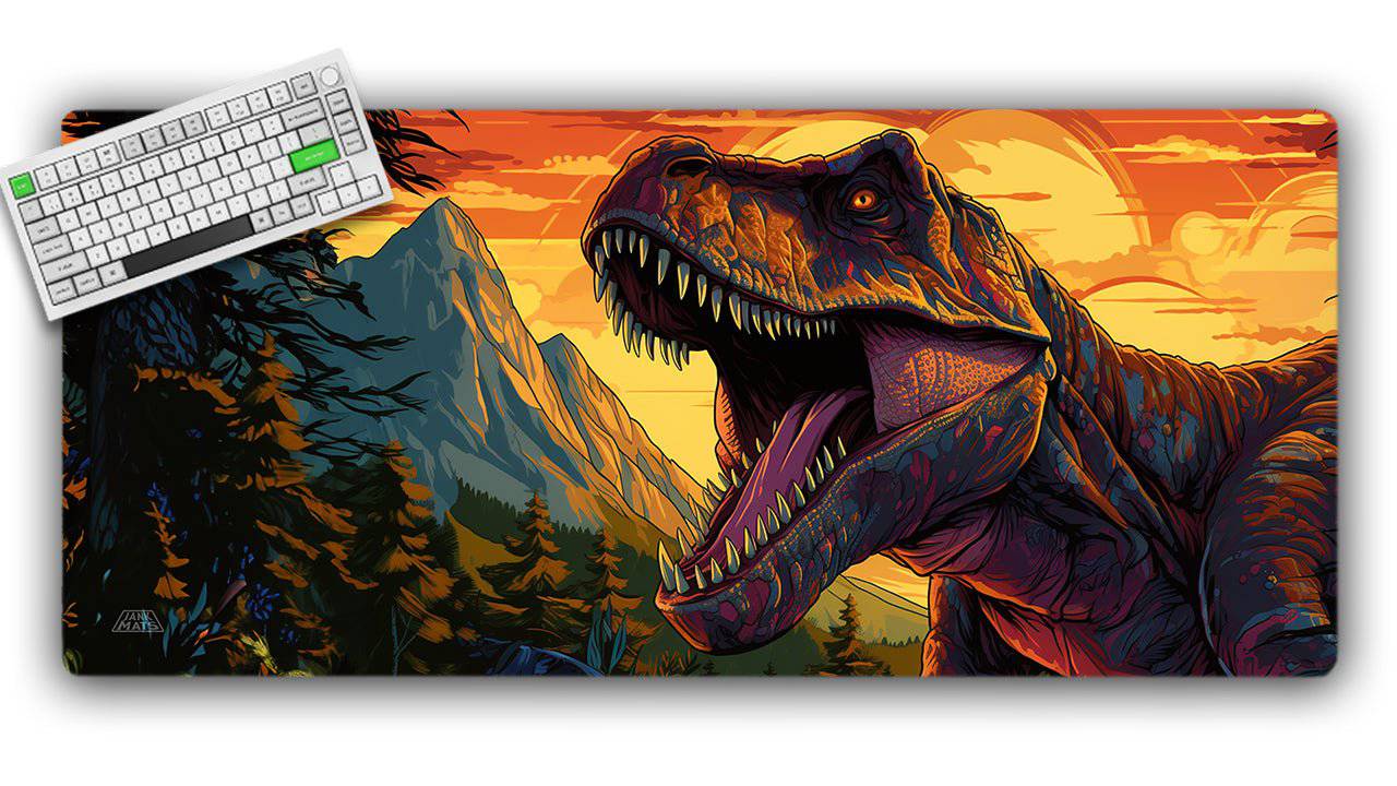 Classic T-Rex TCG Playmat or XL Desktop Jankmats