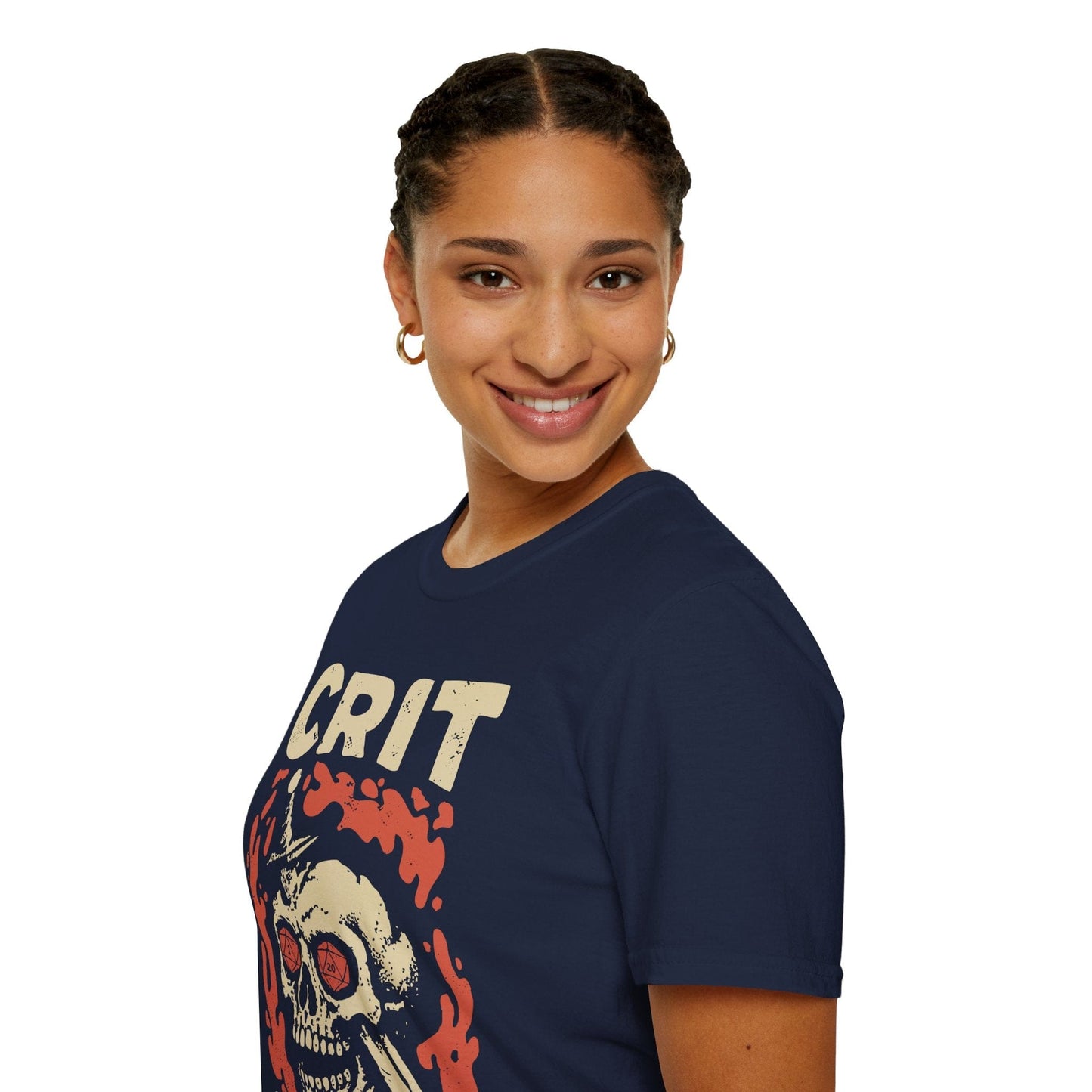 Crit or Die D&D T-shirt Sunburst RPG