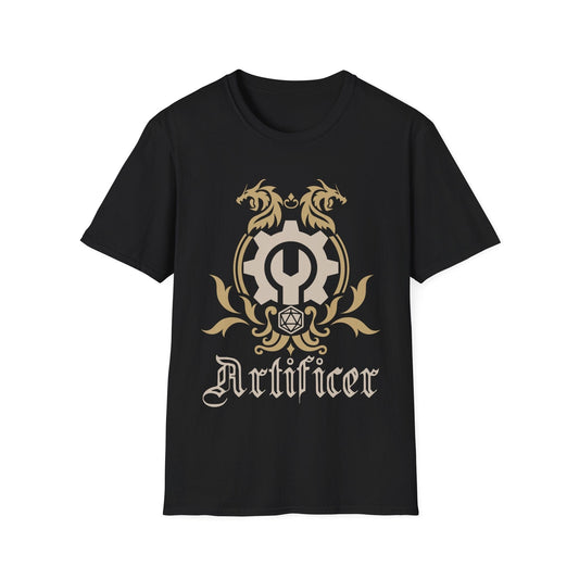 D&D Artificer Class Emblem T-Shirt Sunburst RPG