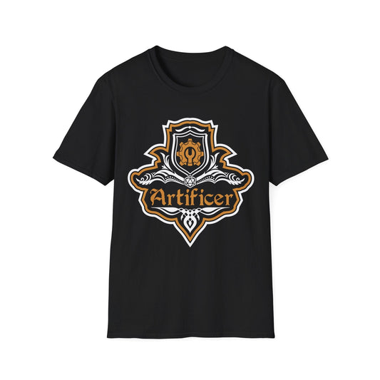 D&D Artificer Class Fancy Emblem T-Shirt Sunburst RPG