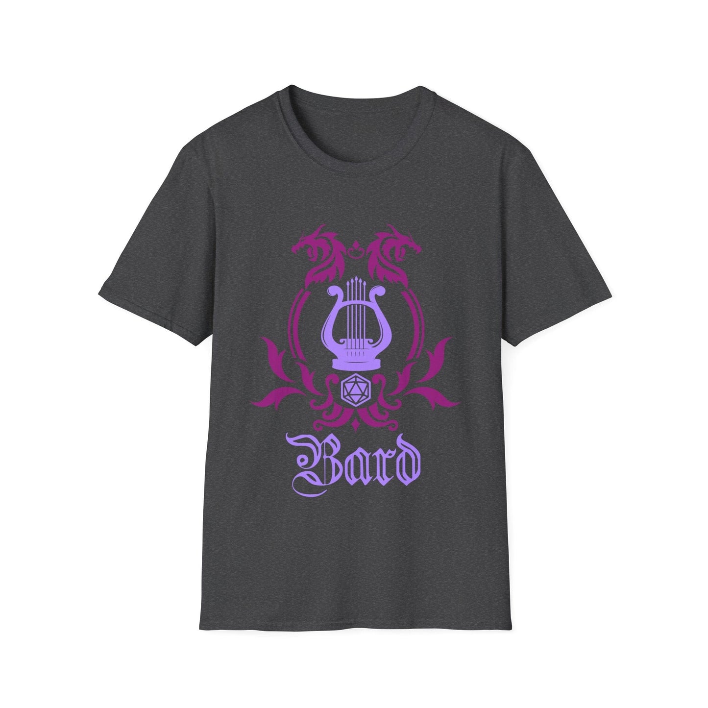 D&D Bard Class Emblem T-Shirt Sunburst RPG