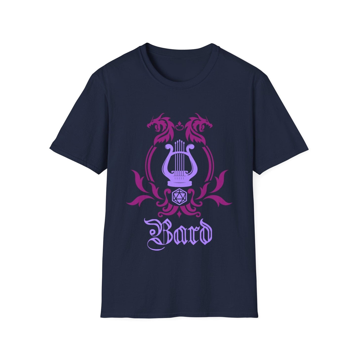 D&D Bard Class Emblem T-Shirt Sunburst RPG