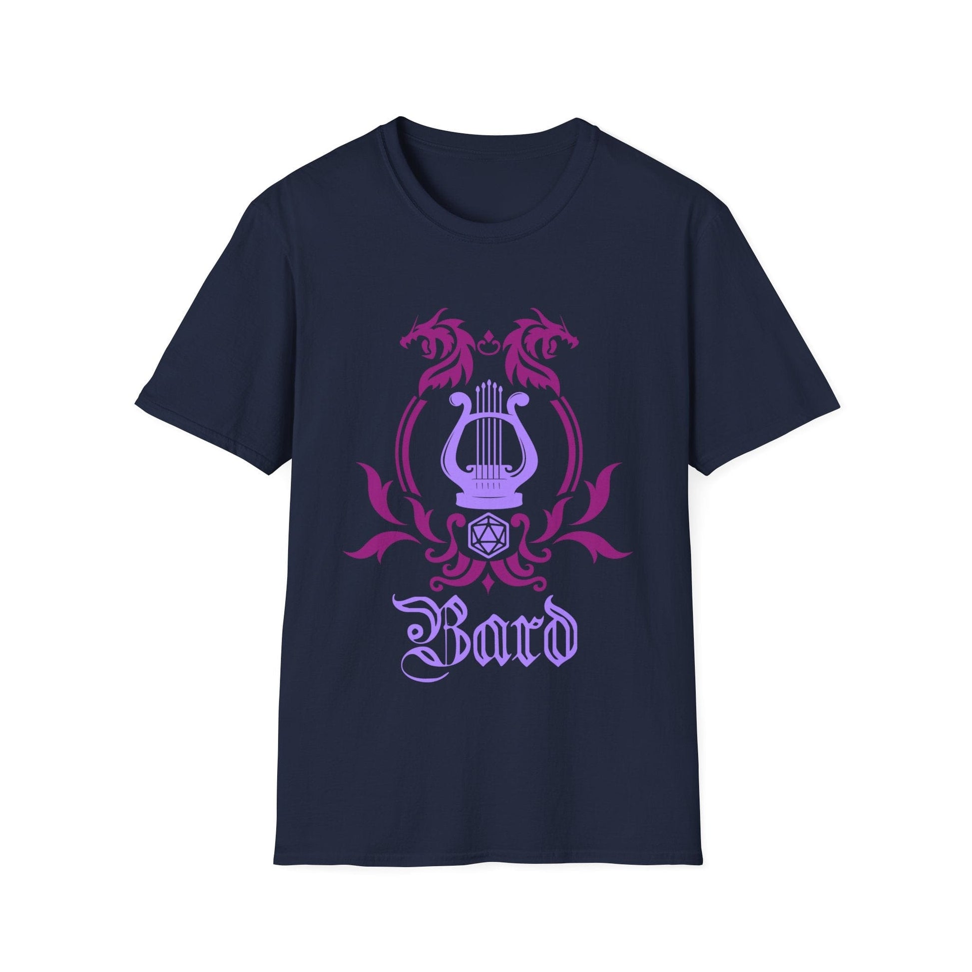 D&D Bard Class Emblem T-Shirt Sunburst RPG