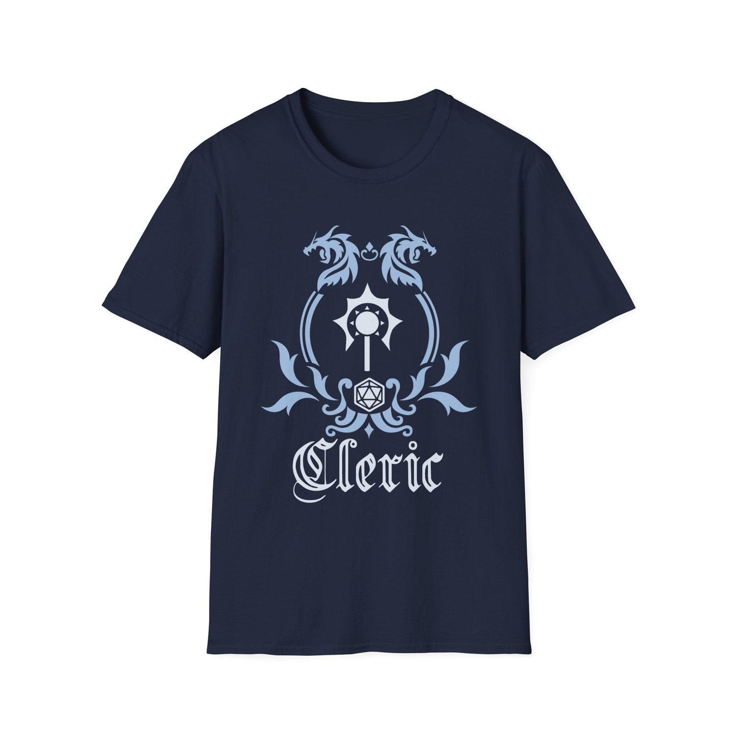 D&D Cleric Class Emblem T-Shirt Sunburst RPG