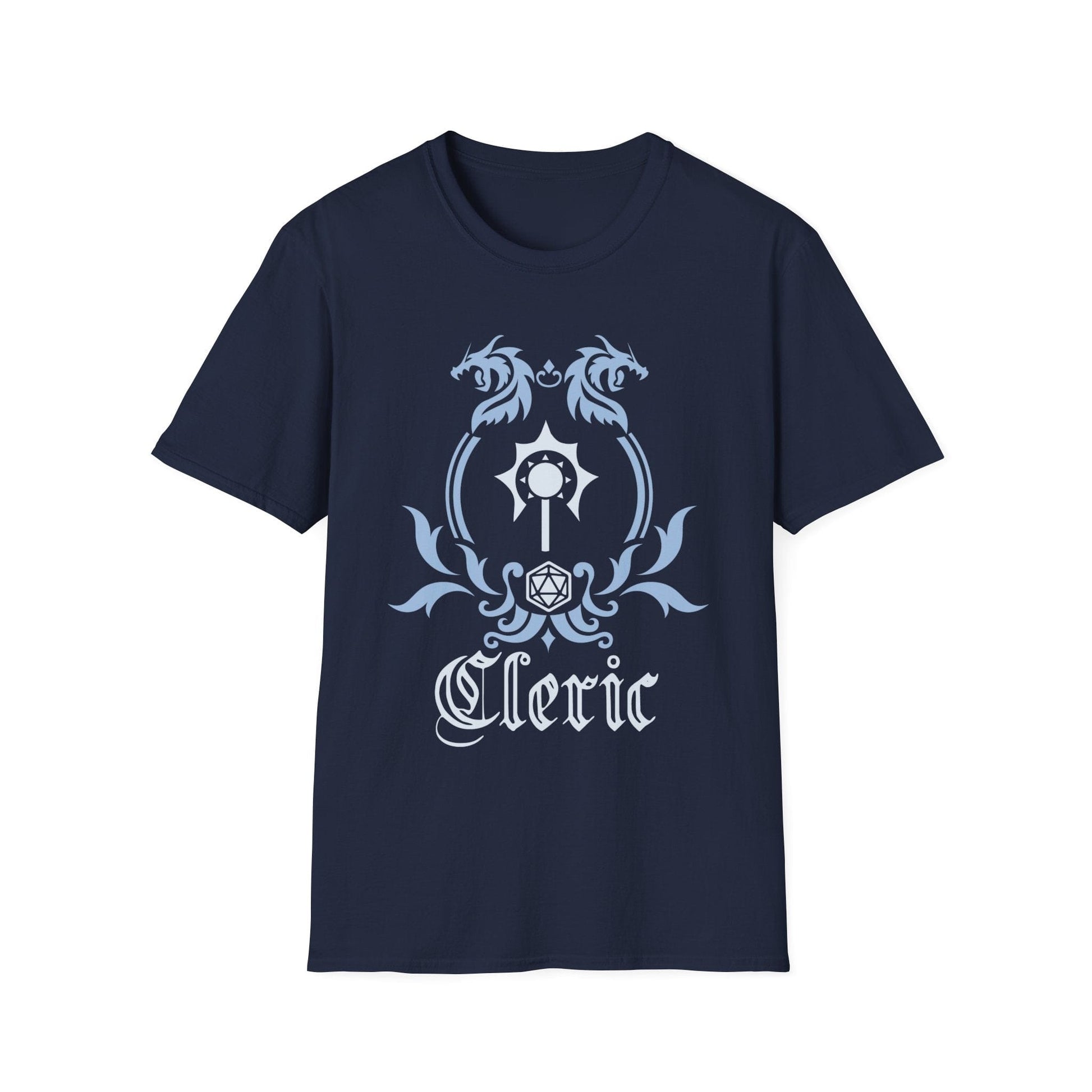 D&D Cleric Class Emblem T-Shirt Sunburst RPG