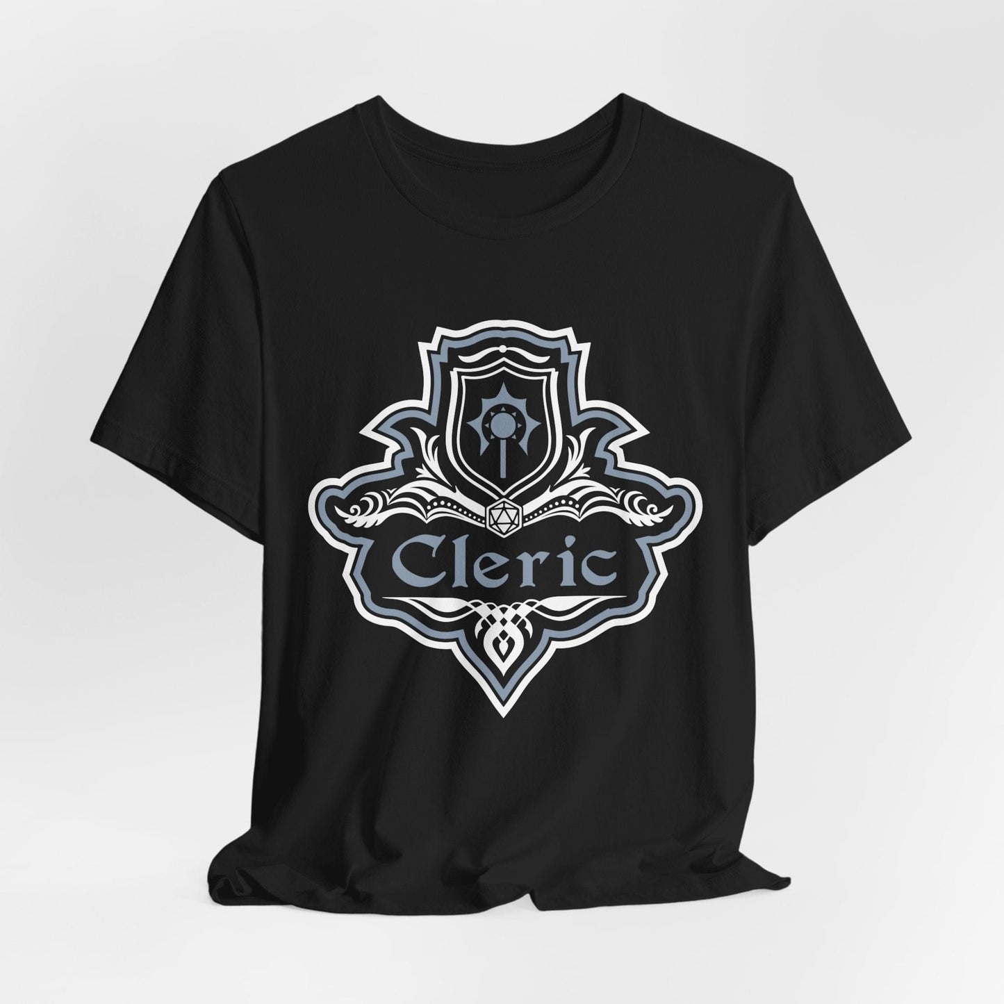 D&D Cleric Class Fancy Emblem T-Shirt Sunburst RPG