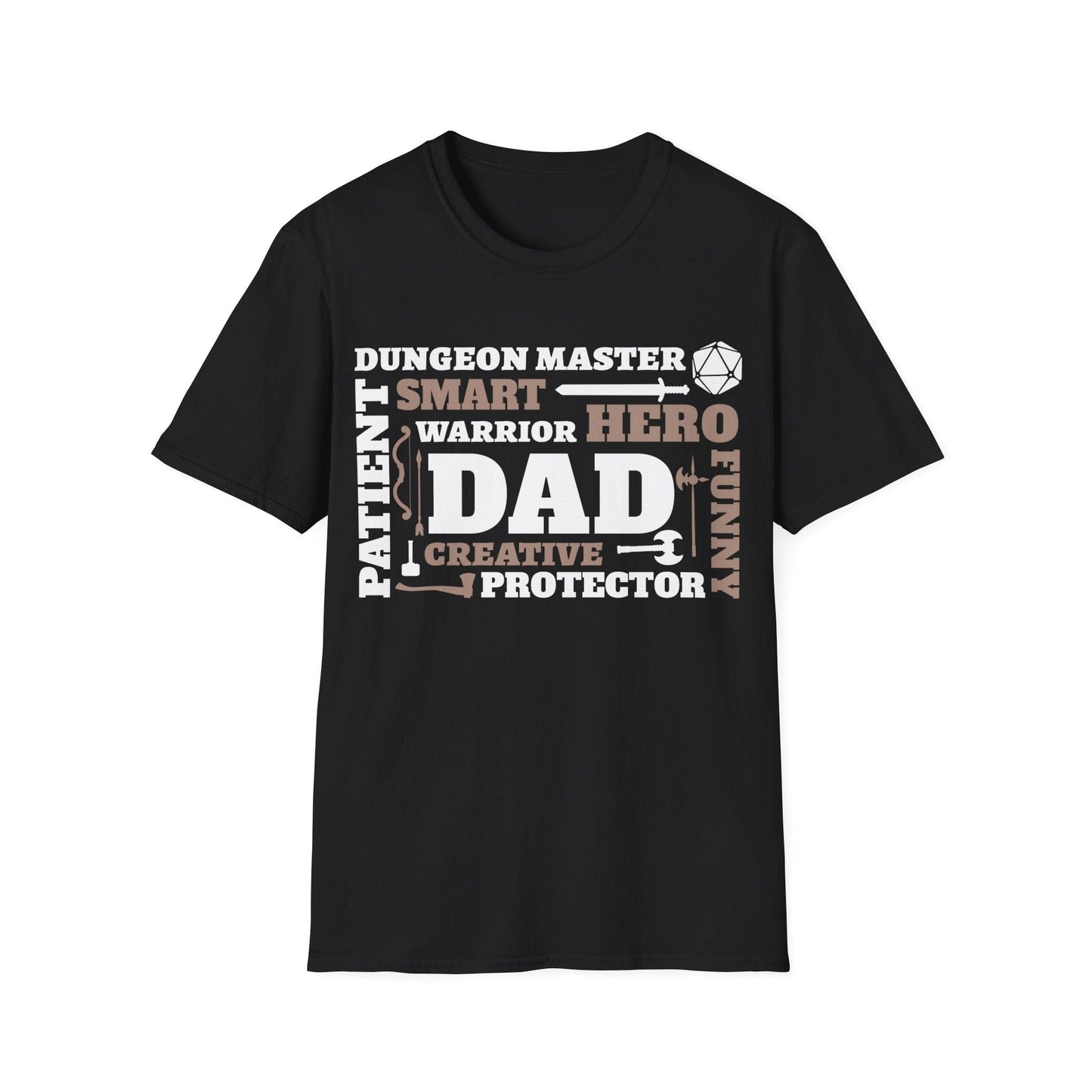 D&D Dad Dungeon Master Shirt Sunburst RPG
