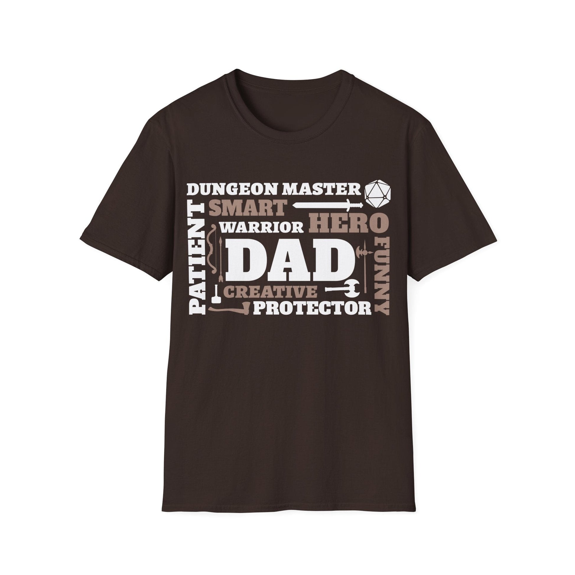 D&D Dad Dungeon Master Shirt Sunburst RPG