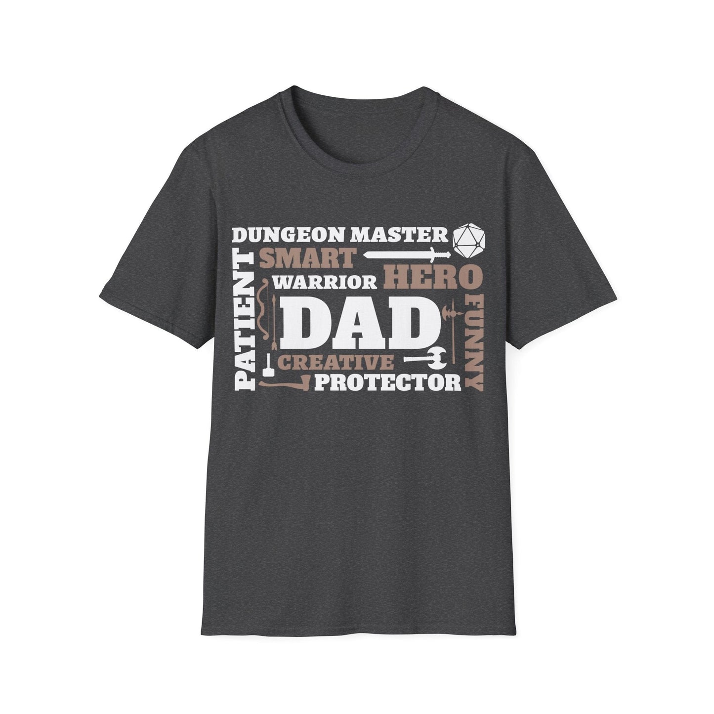 D&D Dad Dungeon Master Shirt Sunburst RPG