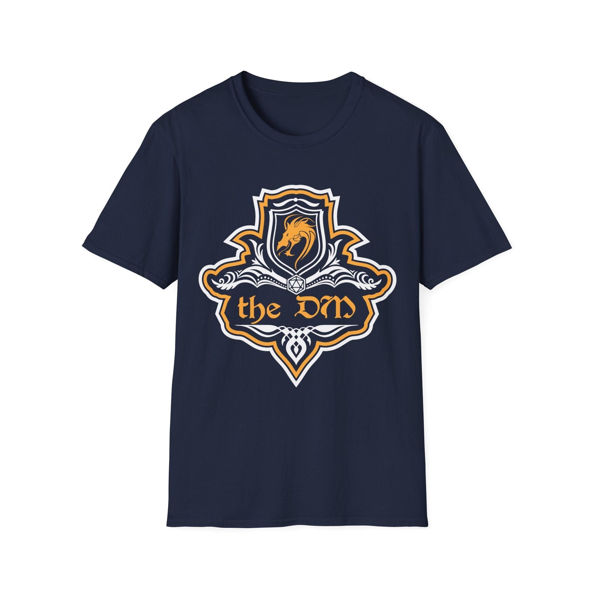 D&D DM Fancy Emblem T-Shirt for Dungeon Masters Sunburst RPG