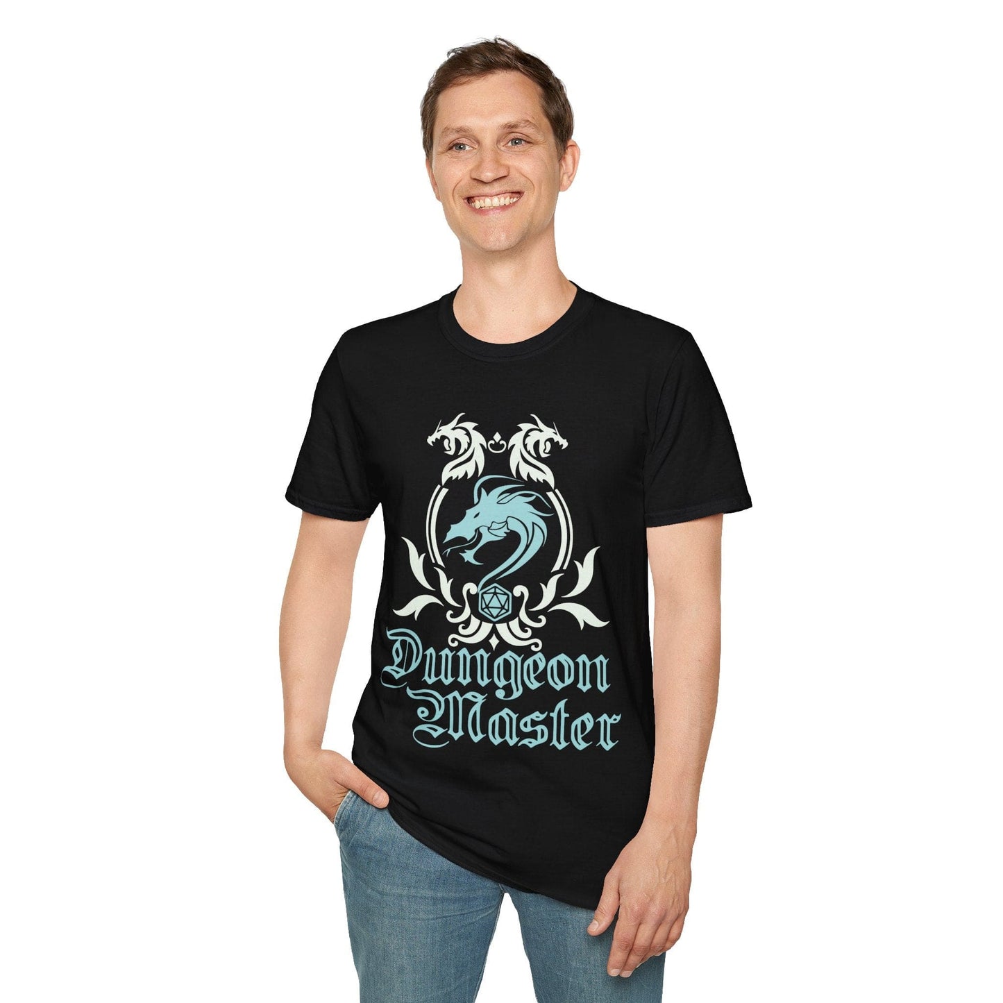 D&D Dungeon Master DM Emblem T-Shirt Sunburst RPG