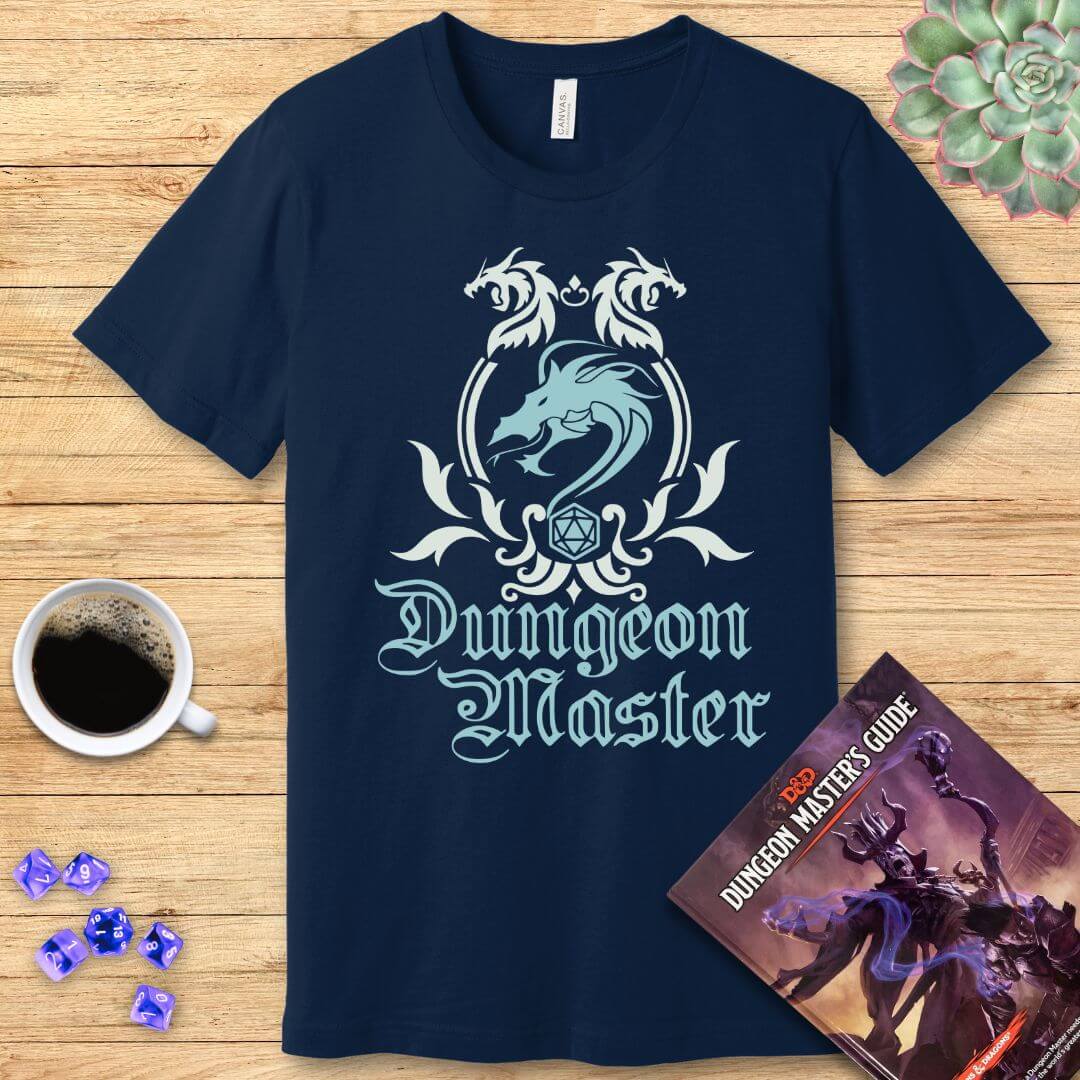D&D Dungeon Master DM Emblem T-Shirt Sunburst RPG