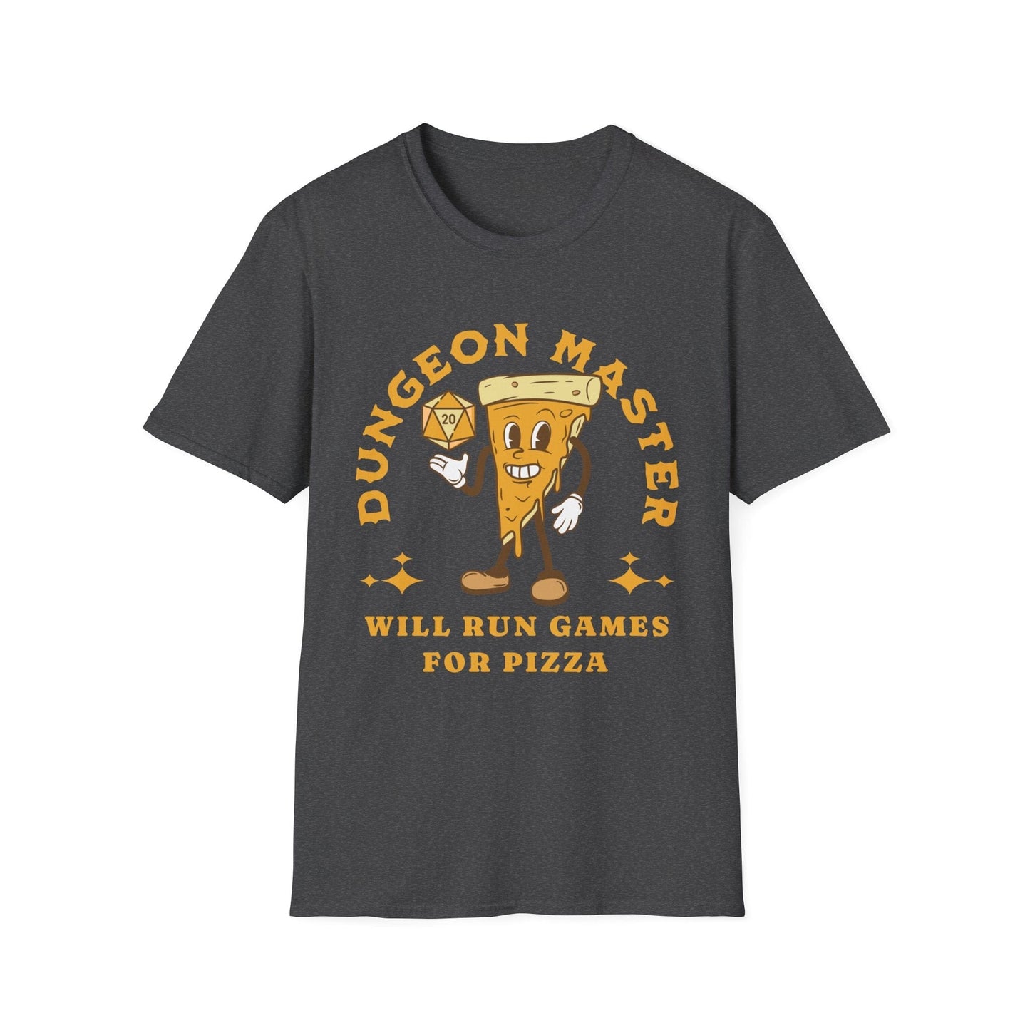 D&D Dungeon Master for Pizza T-Shirt Sunburst RPG