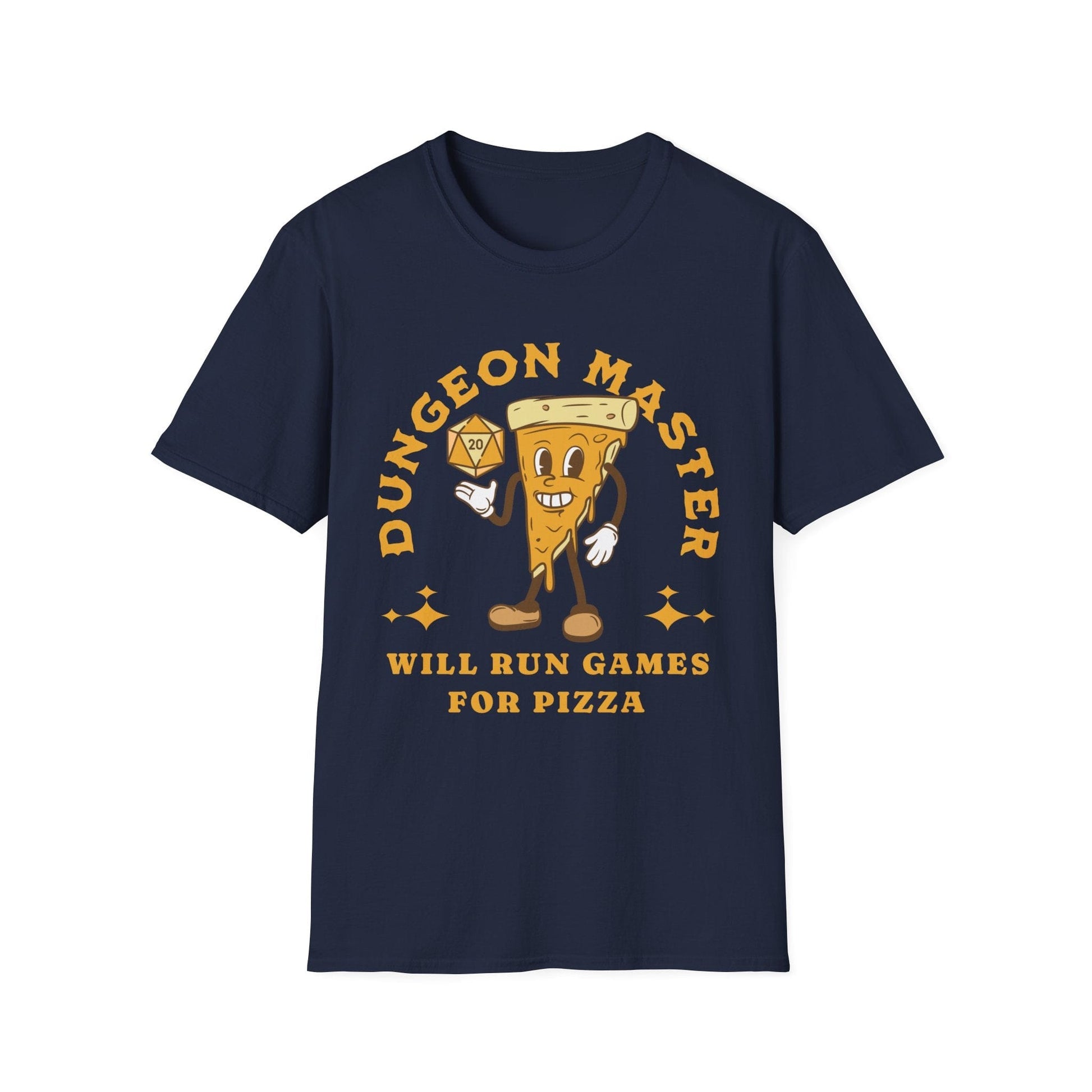 D&D Dungeon Master for Pizza T-Shirt Sunburst RPG
