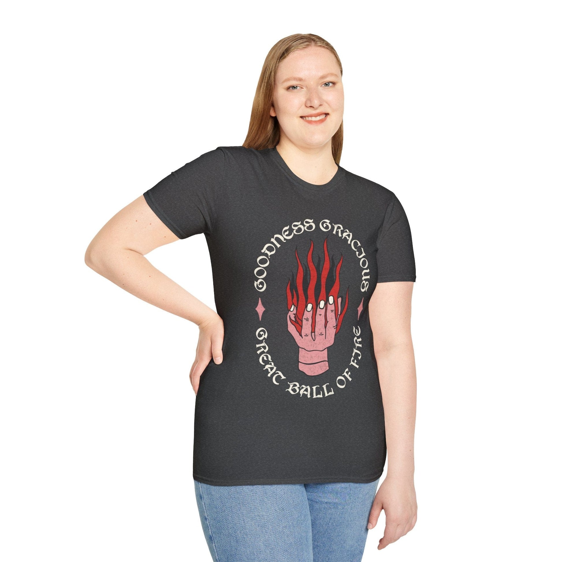 D&D Fireball Spell Shirt Sunburst RPG