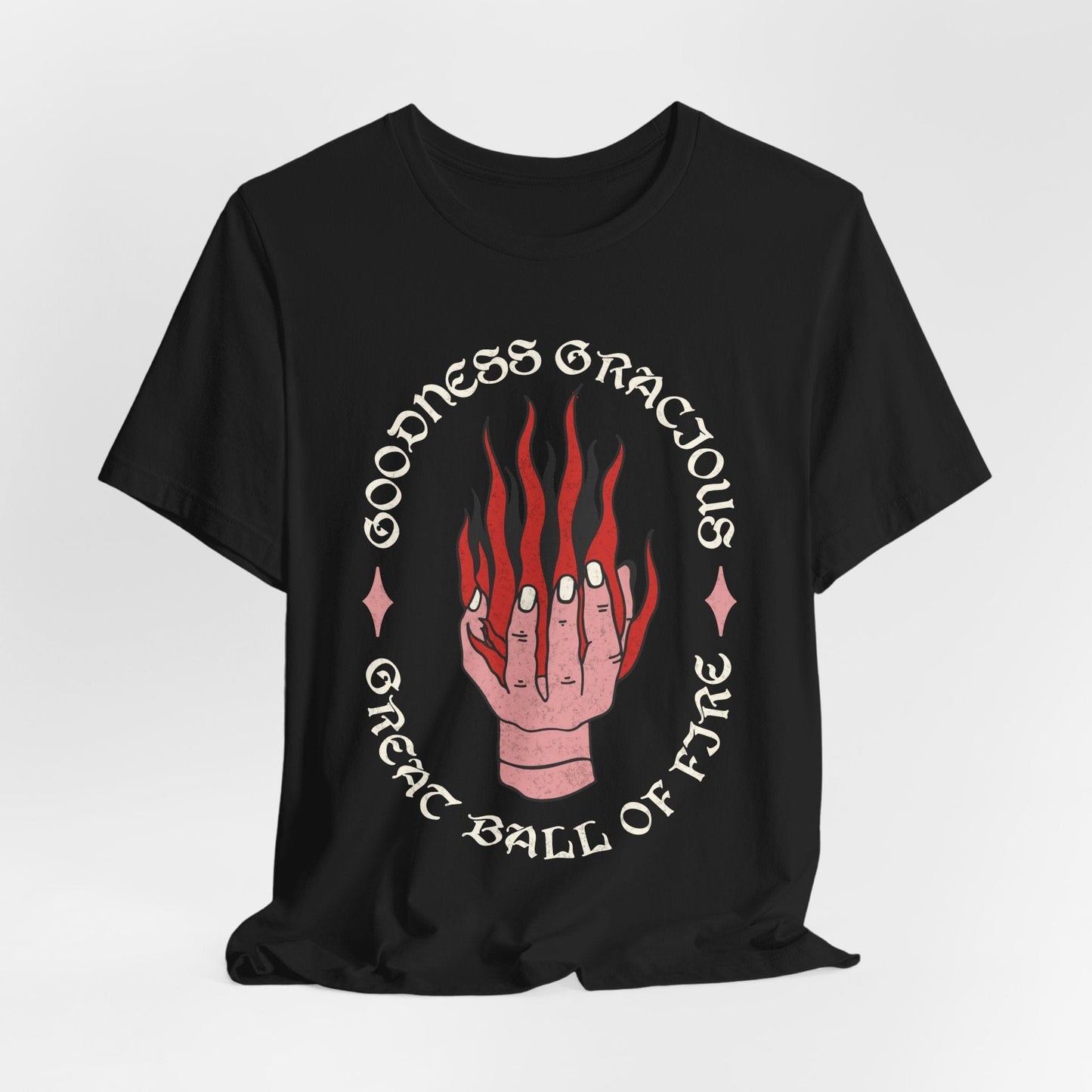 D&D Fireball Spell Shirt Sunburst RPG