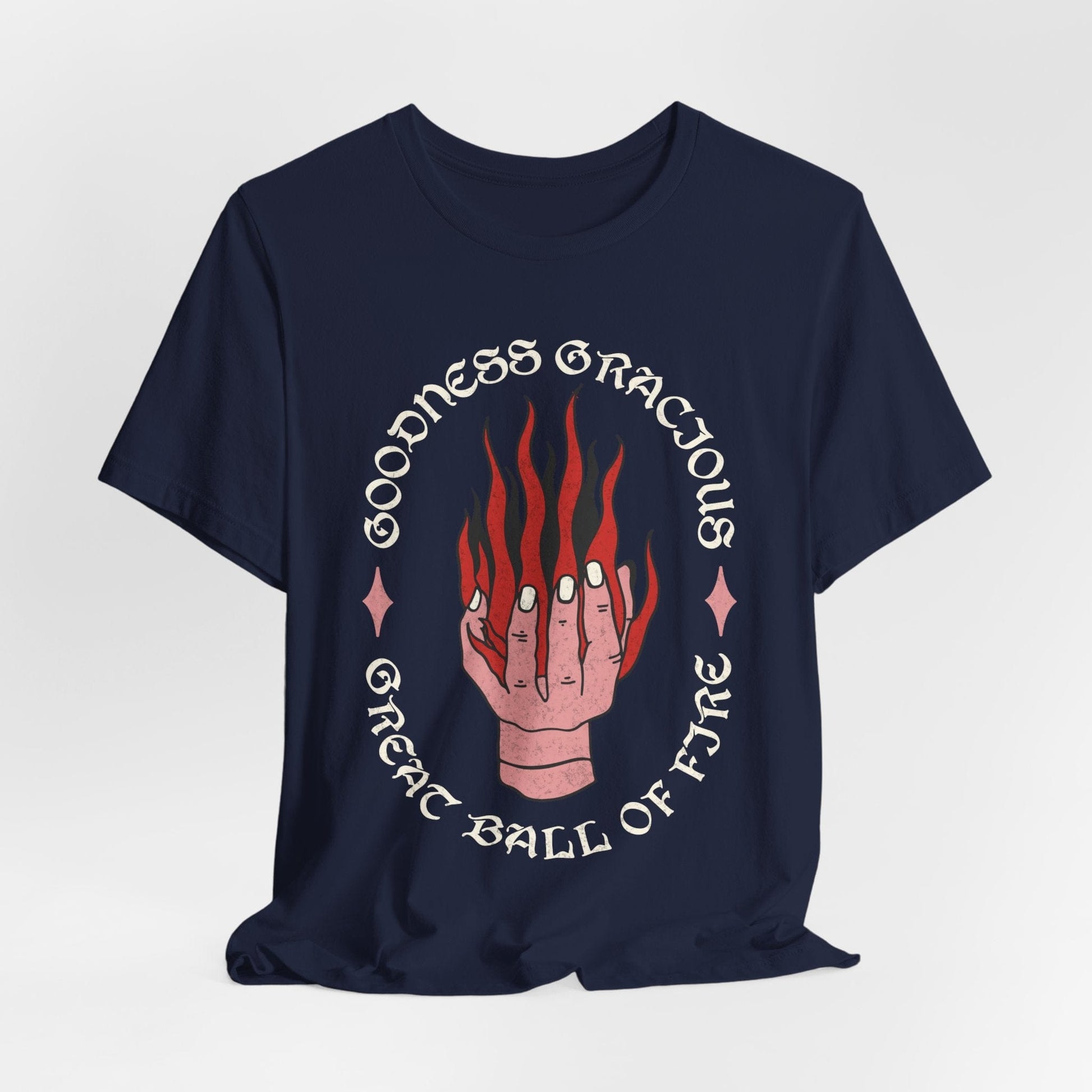D&D Fireball Spell Shirt Sunburst RPG