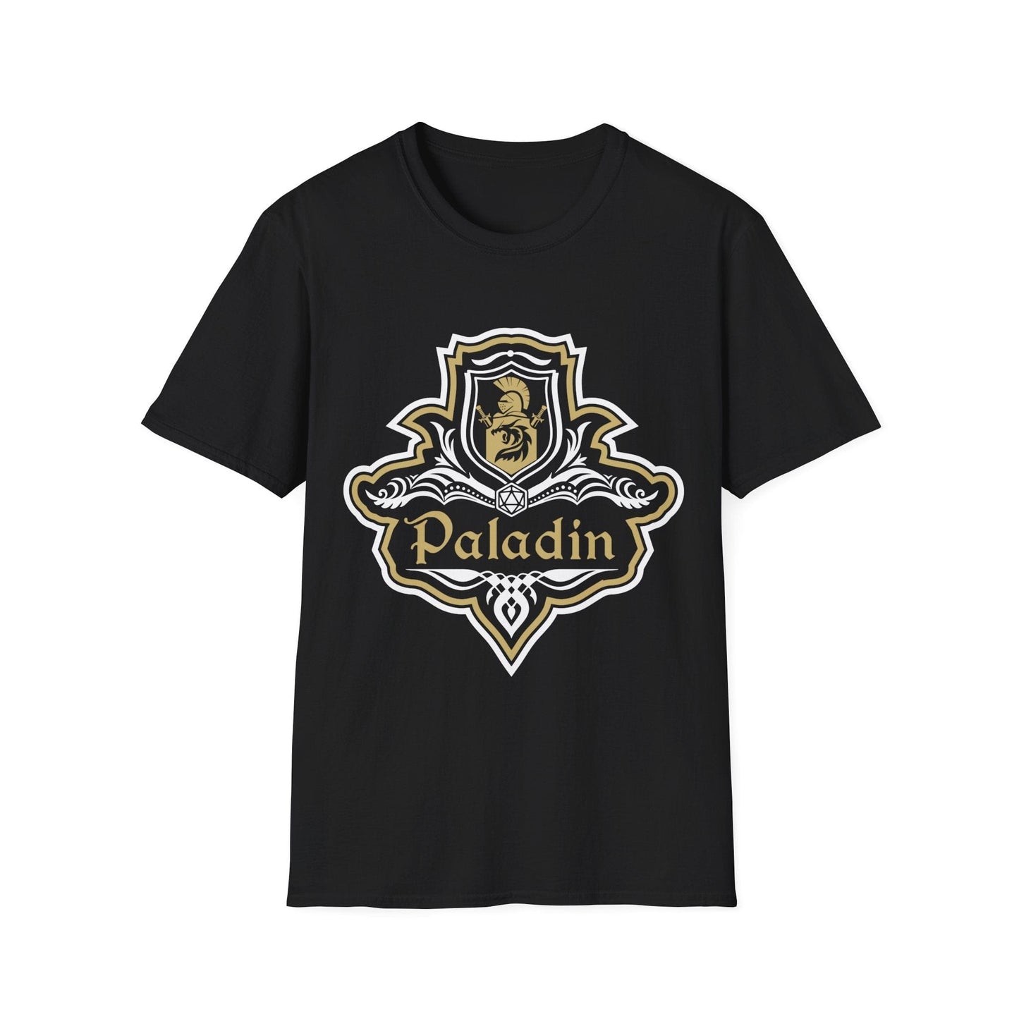 D&D Paladin Class Fancy Emblem T-Shirt Sunburst RPG