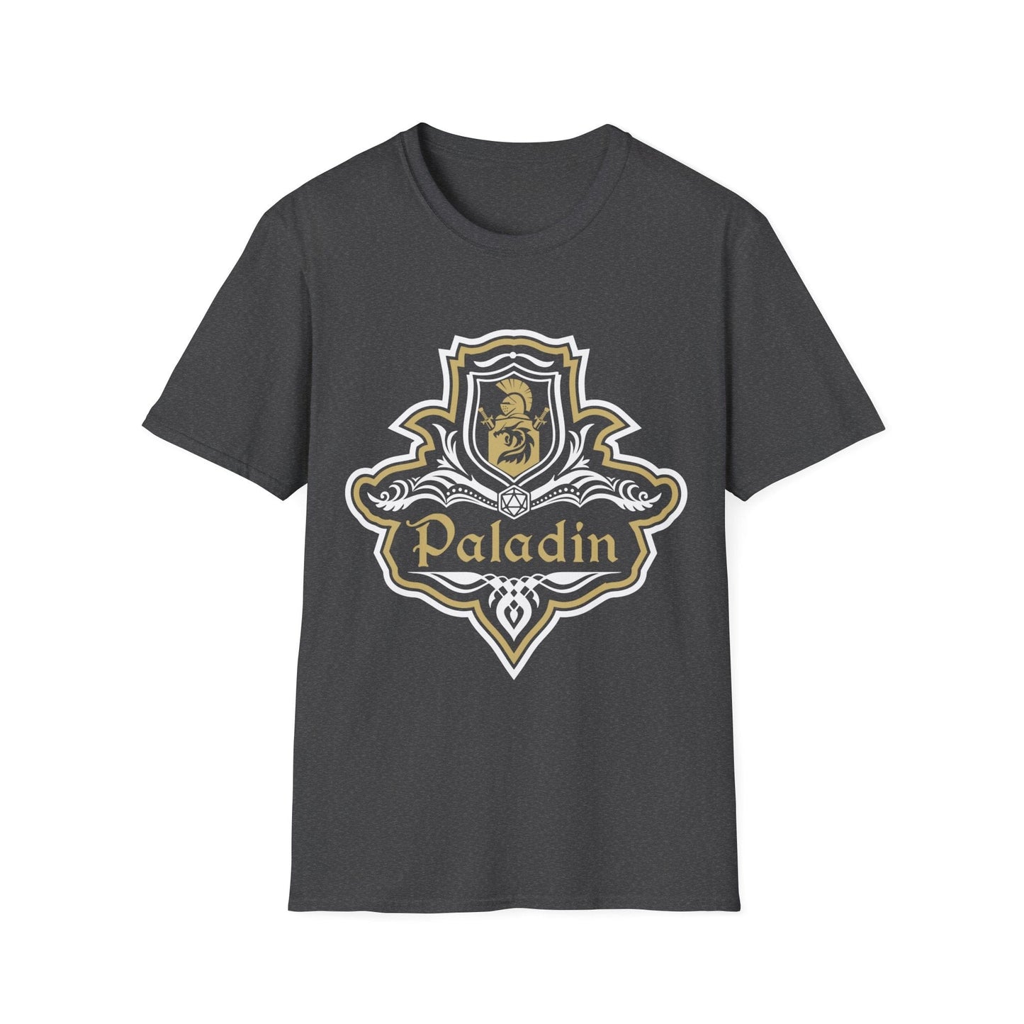 D&D Paladin Class Fancy Emblem T-Shirt Sunburst RPG