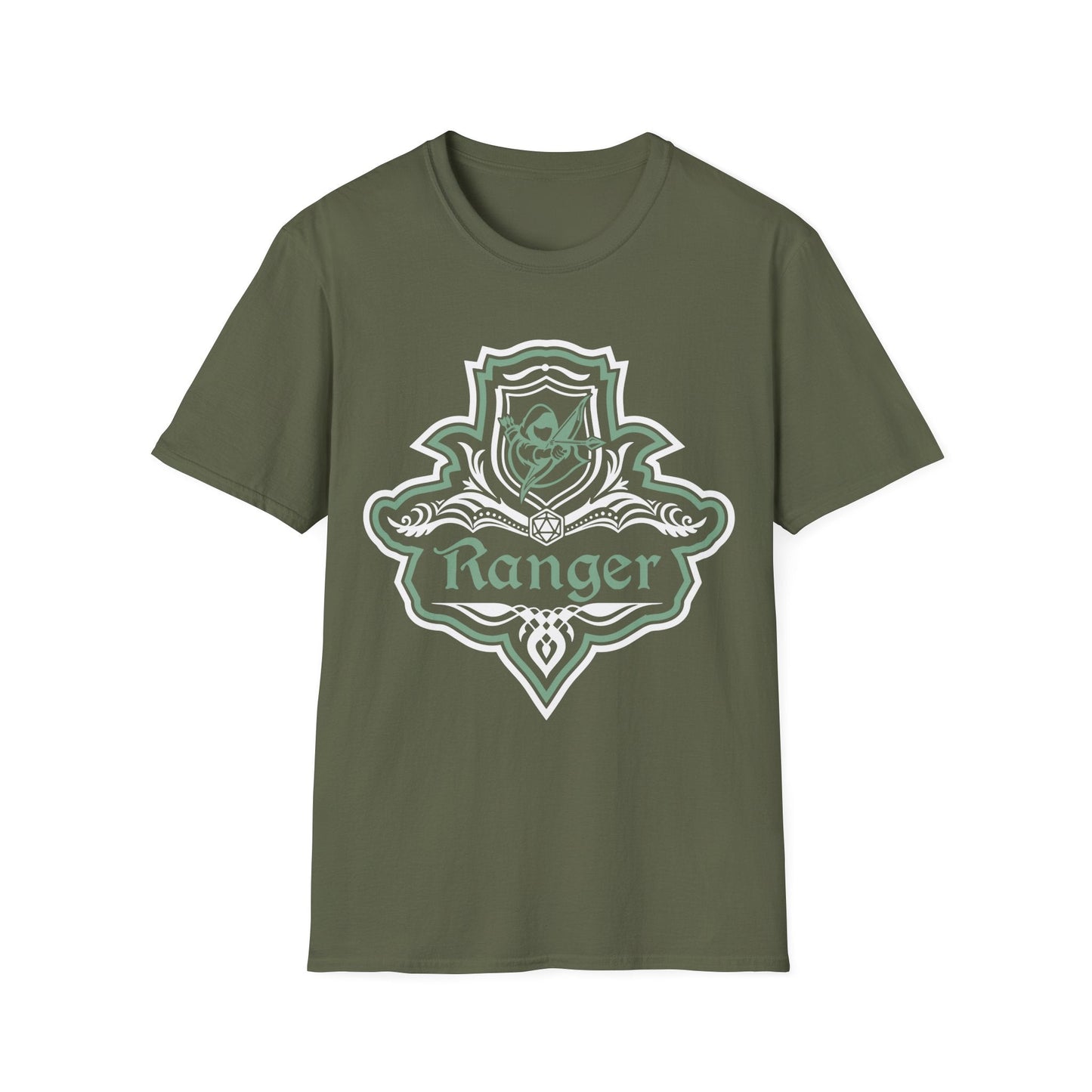 D&D Ranger Class Fancy Emblem Shirt Sunburst RPG