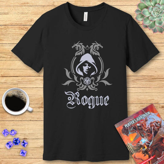 D&D Rogue Class Emblem T-Shirt Sunburst RPG