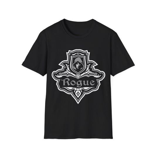 D&D Rogue Class Fancy Emblem T-Shirt Sunburst RPG