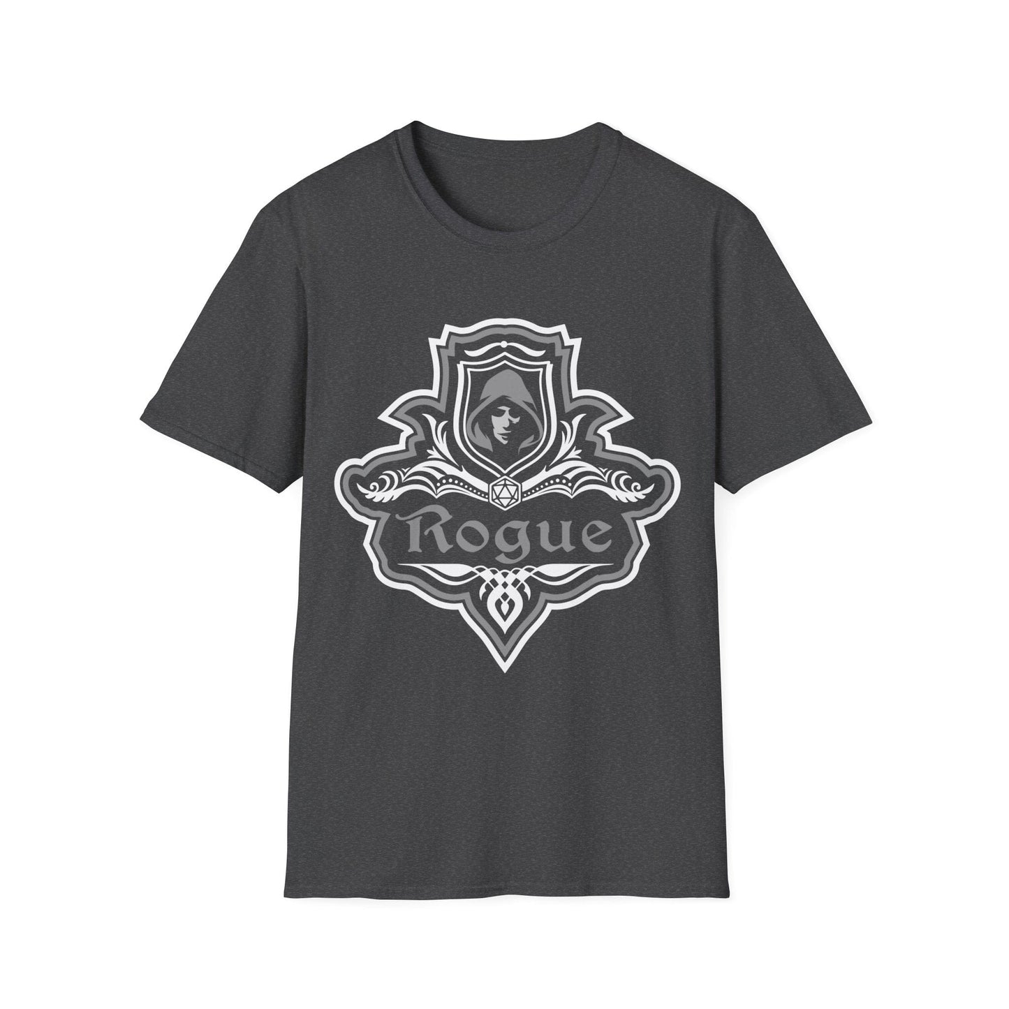D&D Rogue Class Fancy Emblem T-Shirt Sunburst RPG