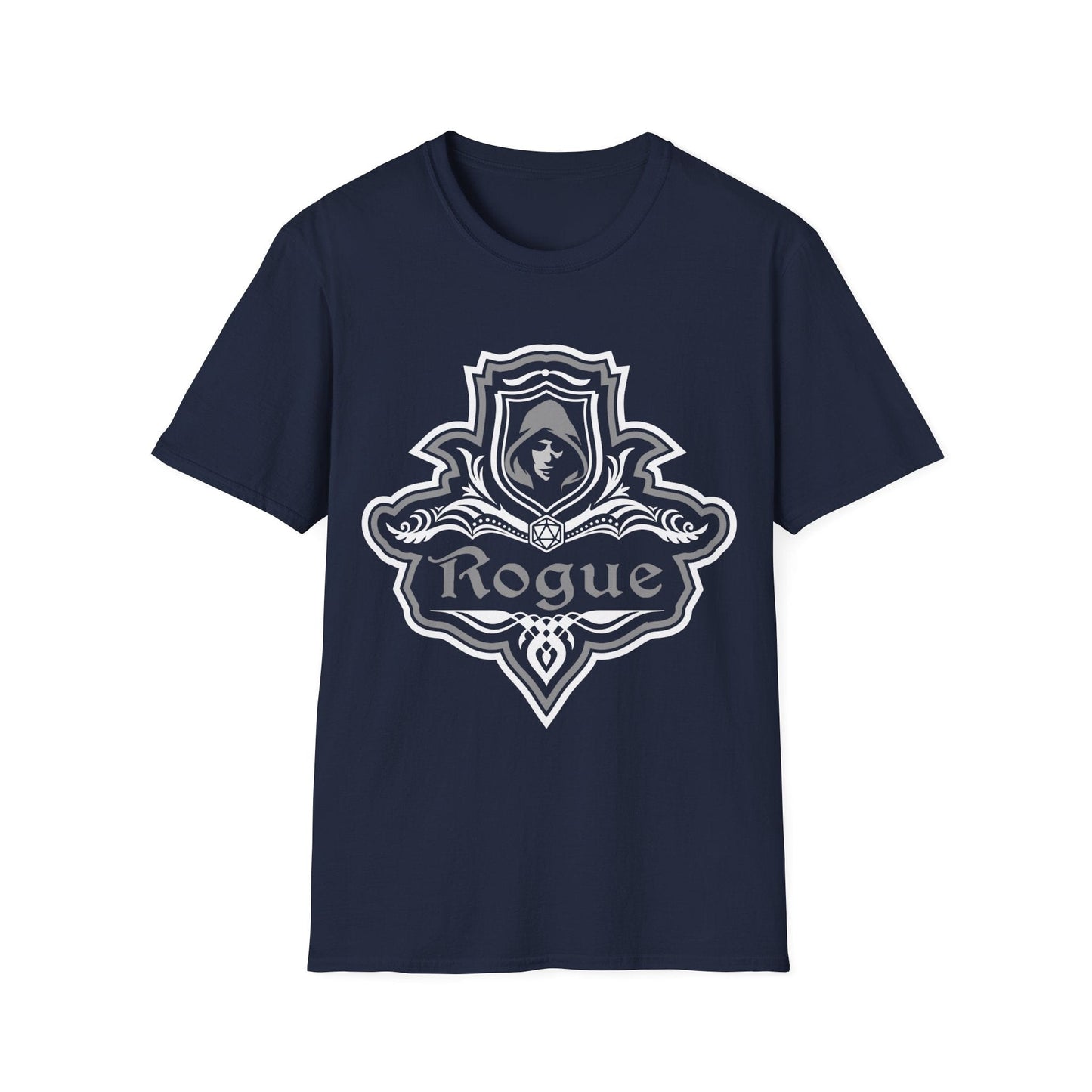 D&D Rogue Class Fancy Emblem T-Shirt Sunburst RPG