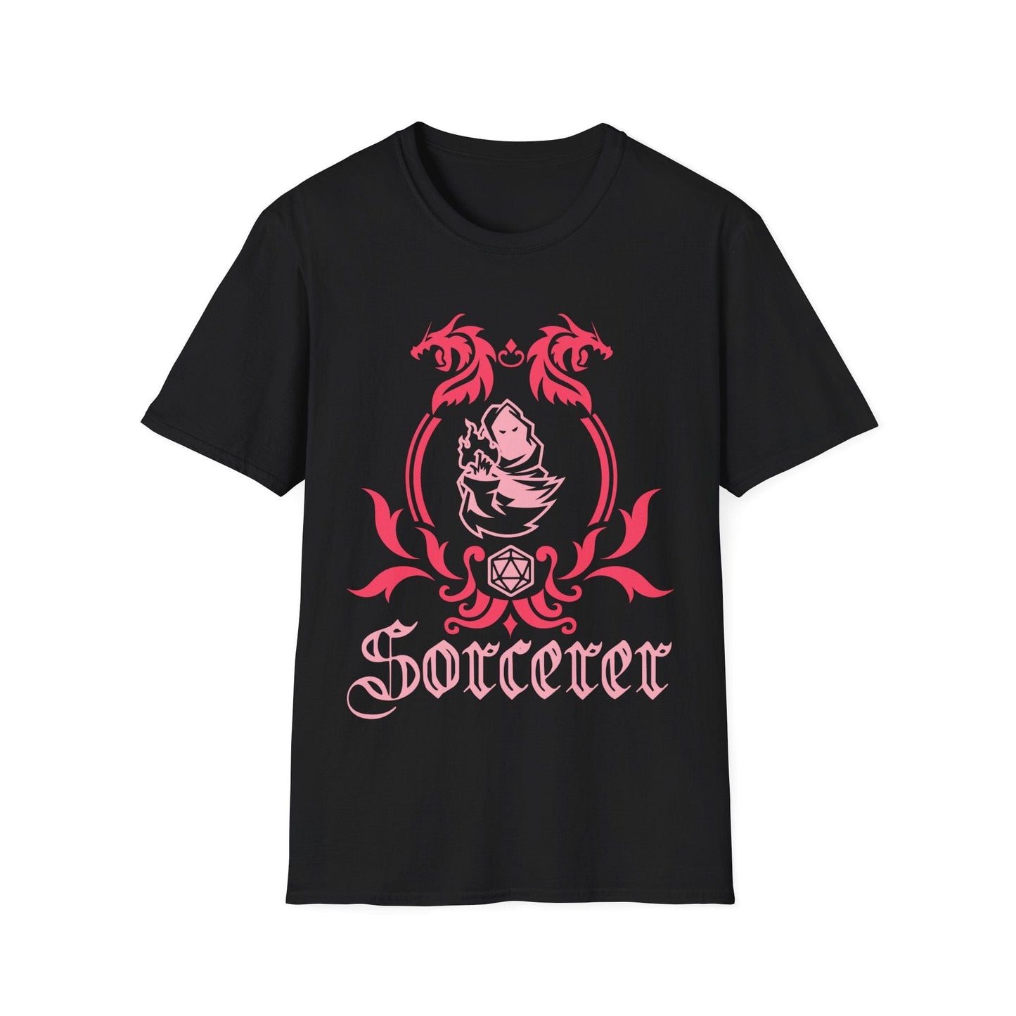 D&D Sorcerer Class Emblem T-Shirt Sunburst RPG