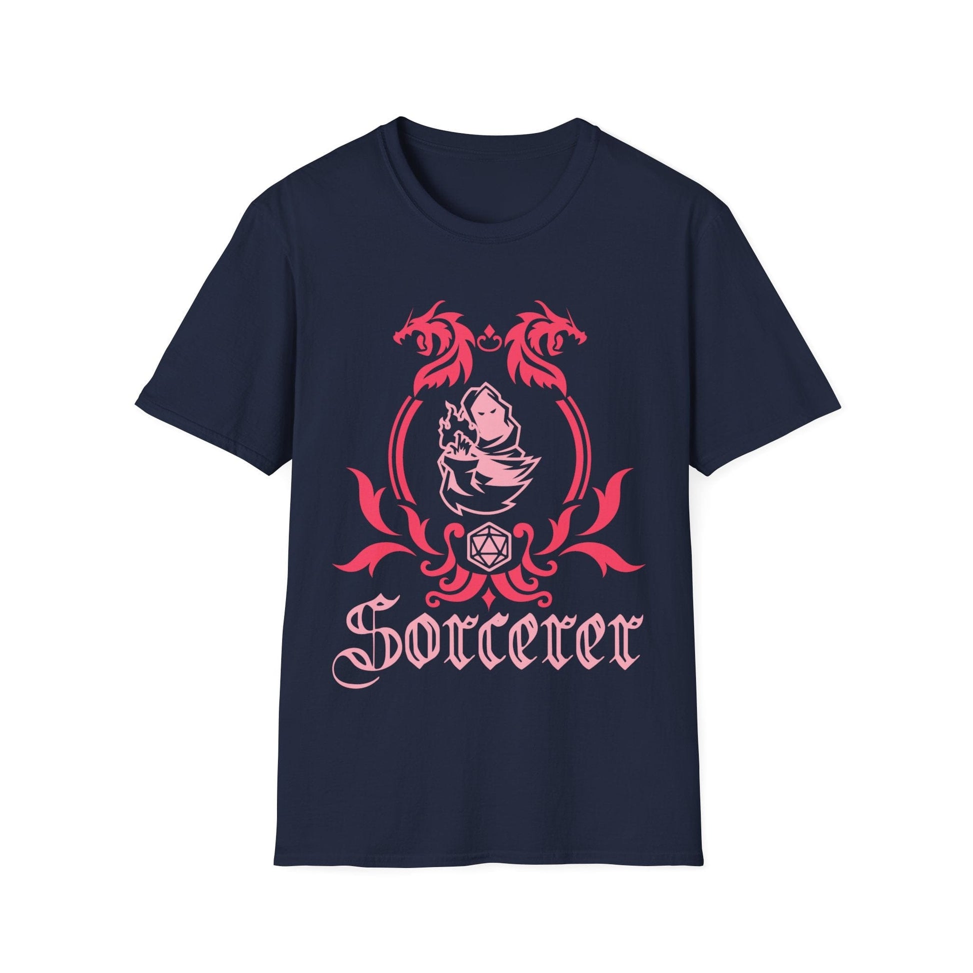 D&D Sorcerer Class Emblem T-Shirt Sunburst RPG