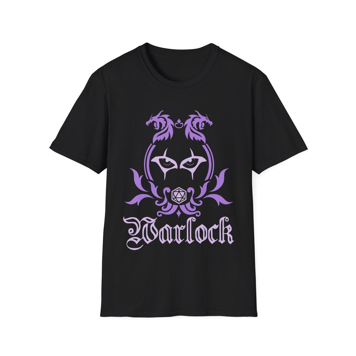 D&D Warlock Class Emblem T-Shirt Sunburst RPG