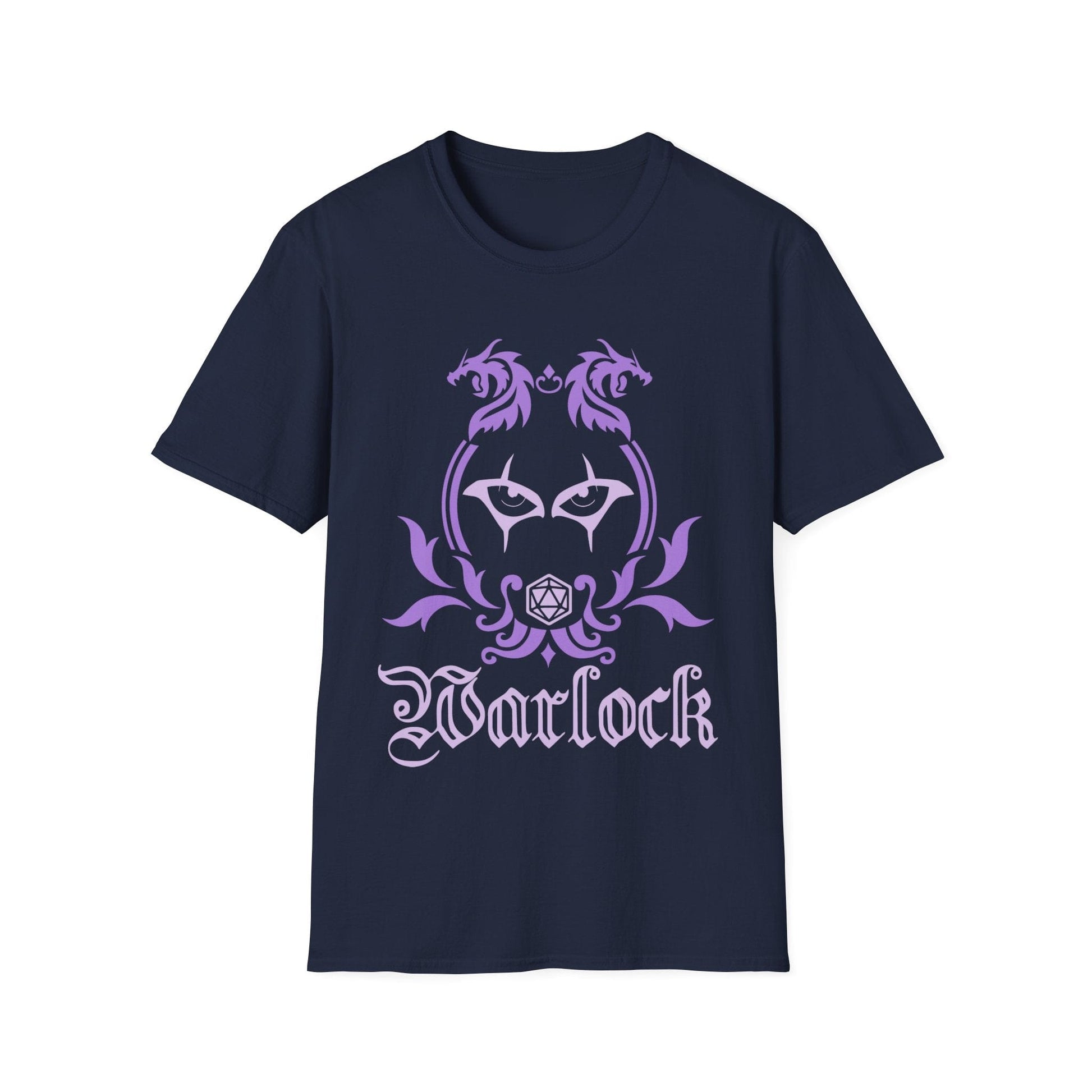 D&D Warlock Class Emblem T-Shirt Sunburst RPG