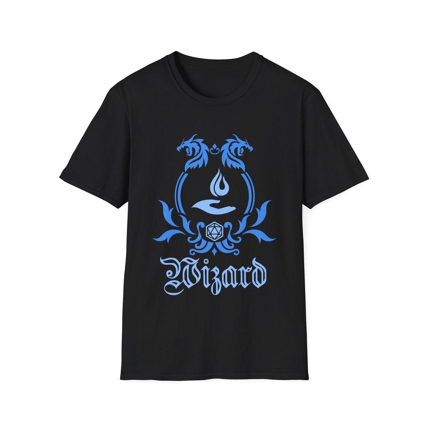 D&D Wizard Class Emblem T-Shirt Sunburst RPG