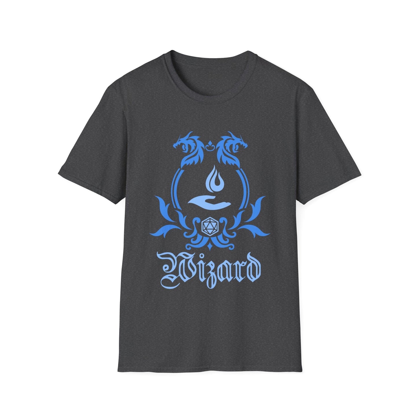 D&D Wizard Class Emblem T-Shirt Sunburst RPG