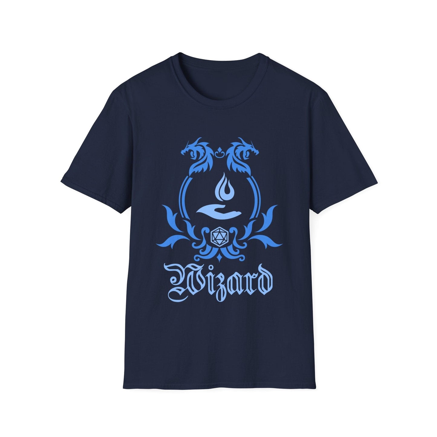 D&D Wizard Class Emblem T-Shirt Sunburst RPG