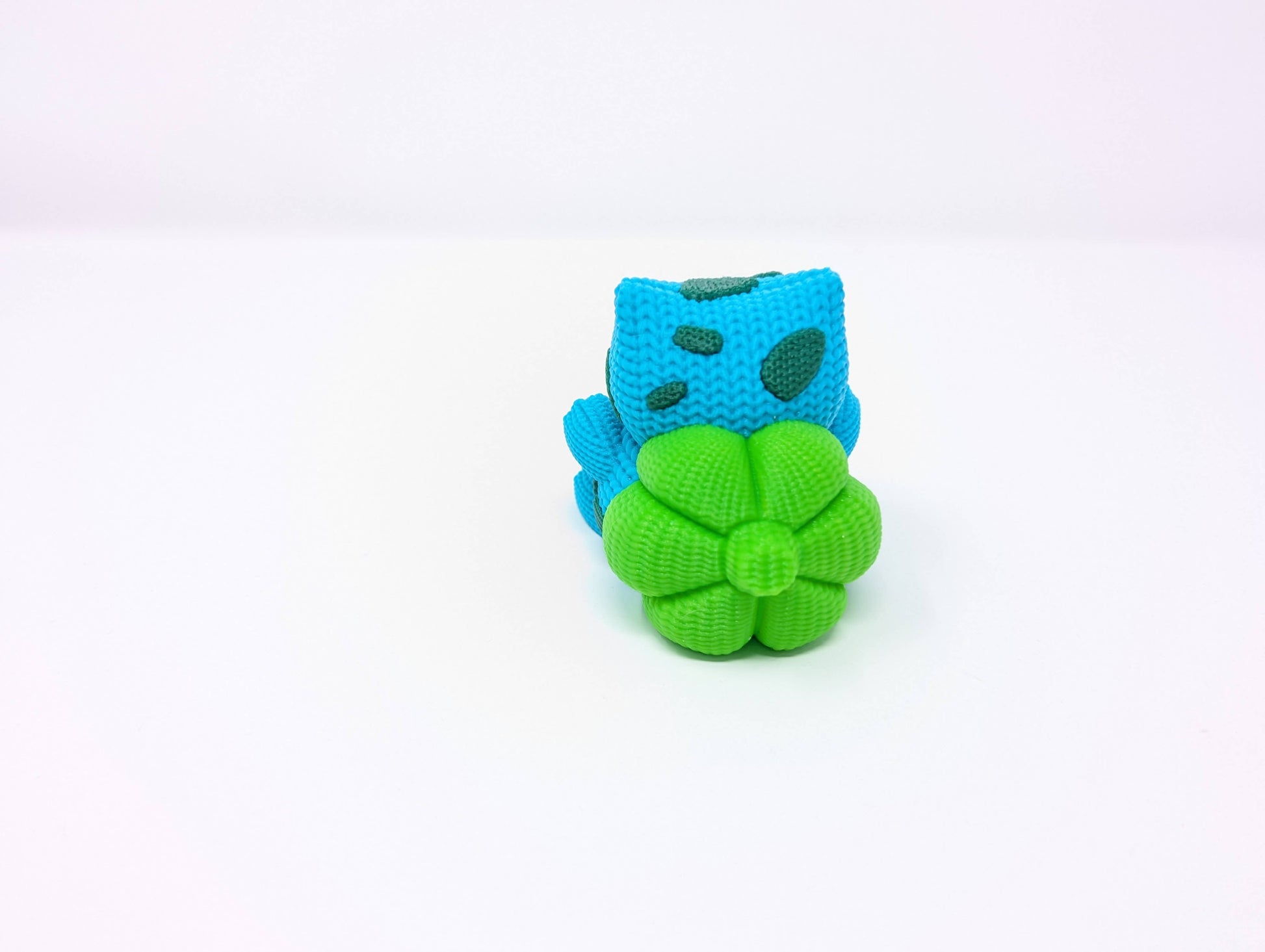 Bulbasaur Knit Style Figurine Giant Turtle Creations