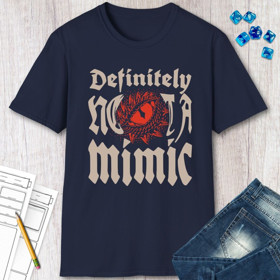 Definitely Not A Mimic Shirt Sunburst RPG