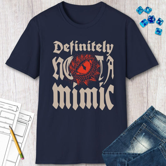 Definitely Not A Mimic Shirt Sunburst RPG