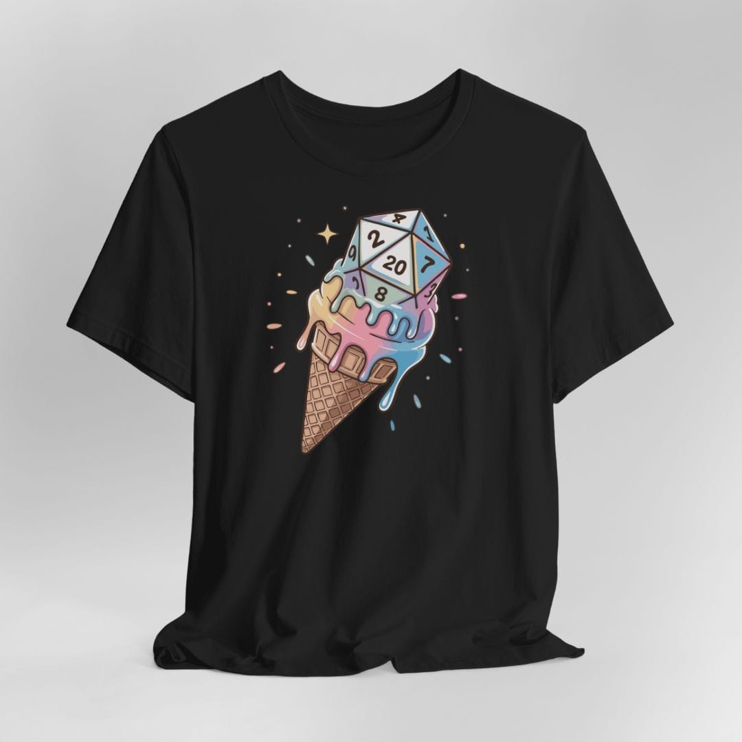 Dice Cream DnD Shirt Sunburst RPG