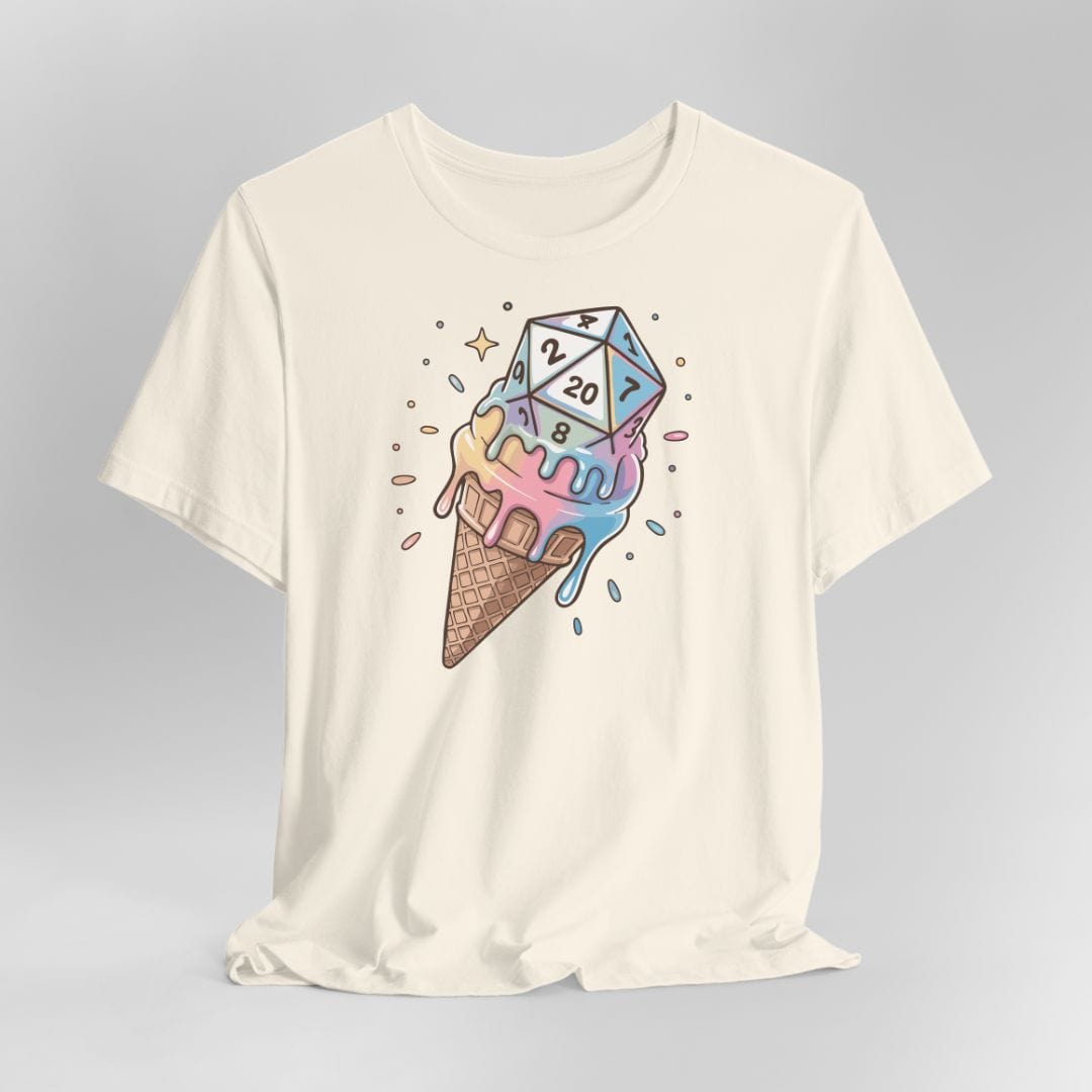 Dice Cream DnD Shirt Sunburst RPG