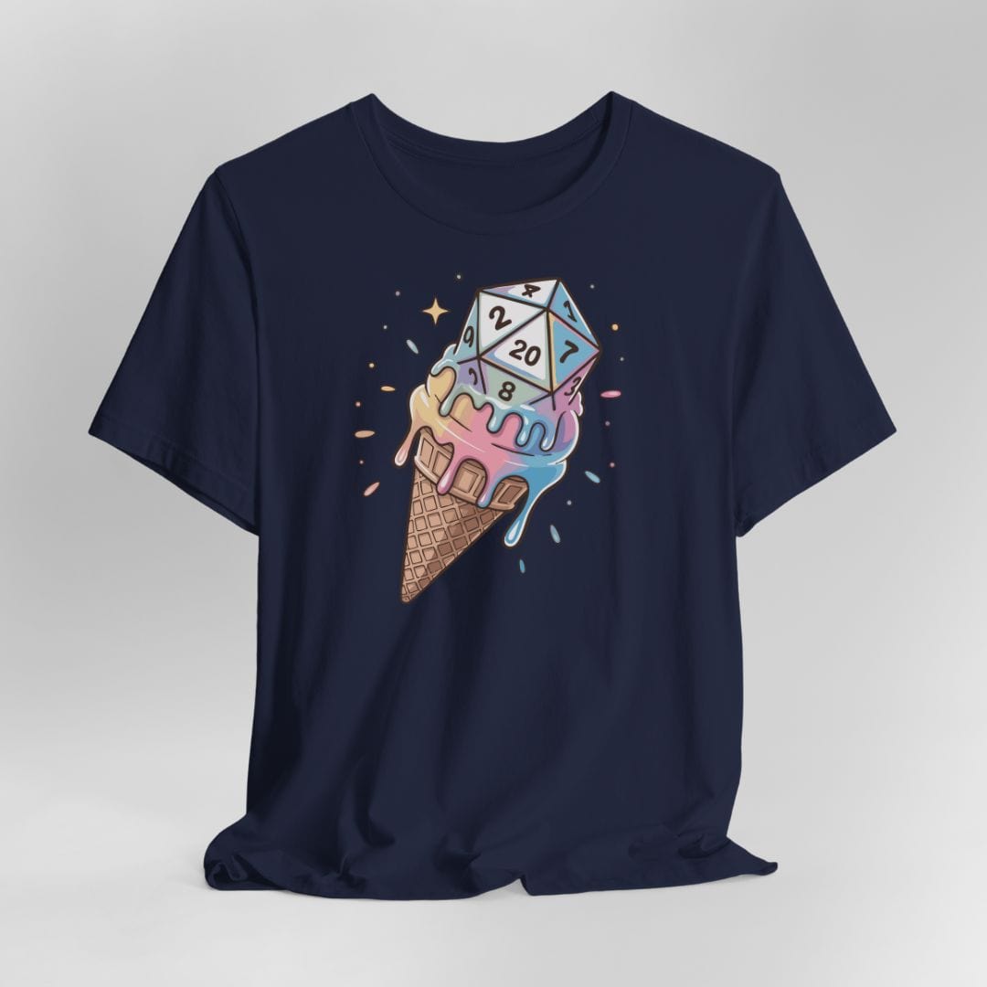 Dice Cream DnD Shirt Sunburst RPG