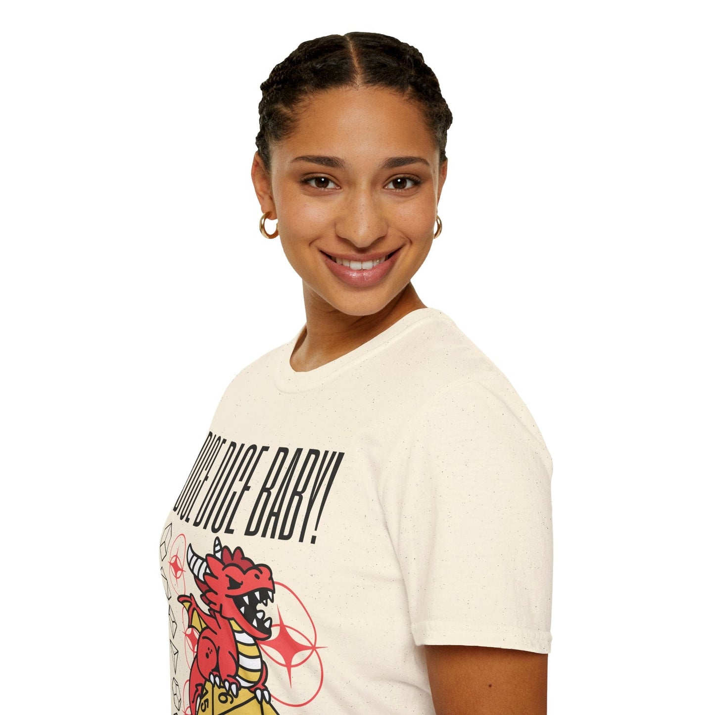 Dice Dice Baby D&D Shirt Sunburst RPG