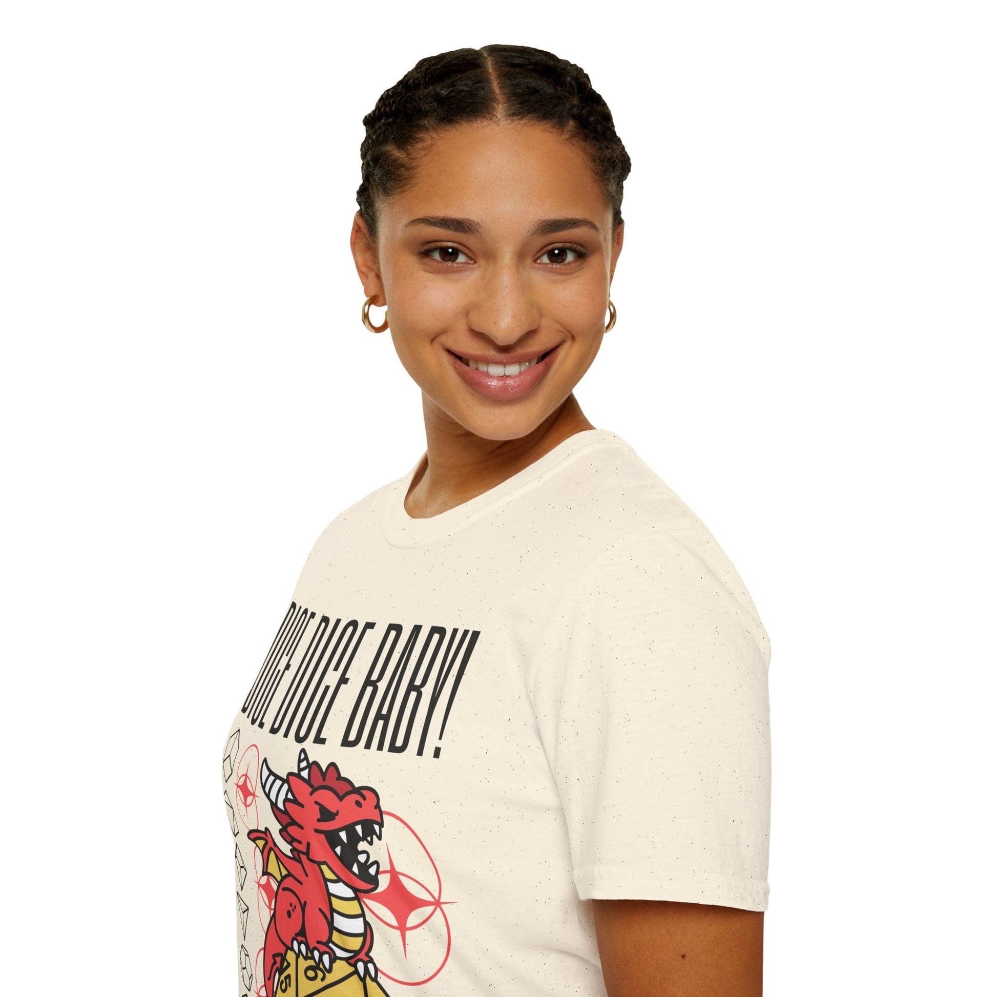 Dice Dice Baby D&D Shirt Sunburst RPG