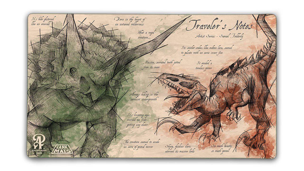 Dinosaurs Sketch Playmat Jankmats