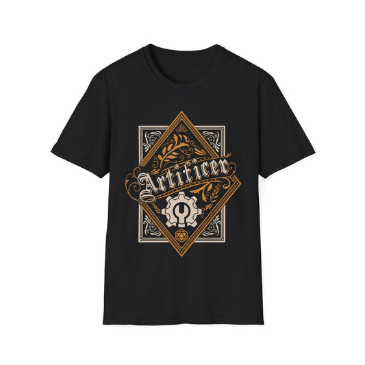 DnD Artificer Large Crest T-Shirt Sunburst RPG