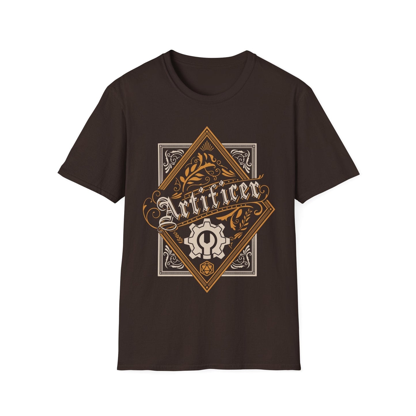 DnD Artificer Large Crest T-Shirt Sunburst RPG