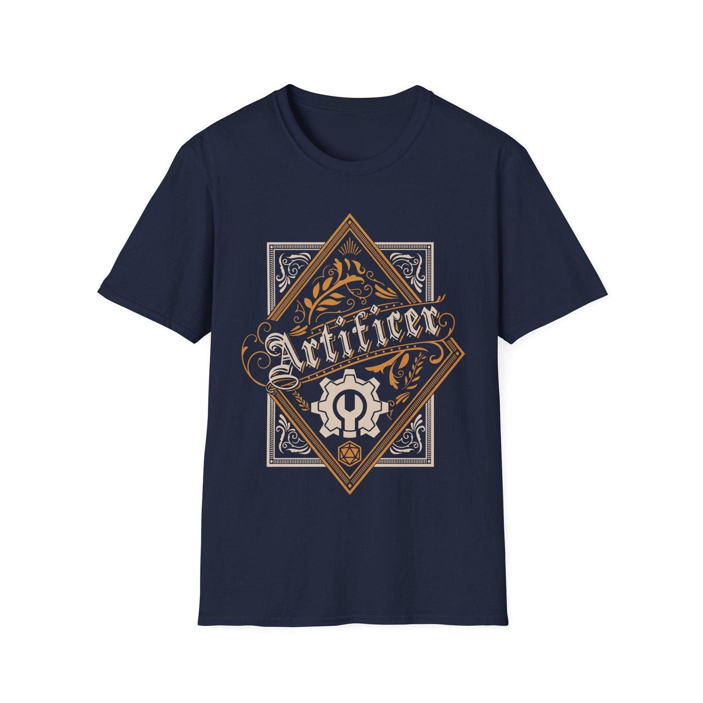 DnD Artificer Large Crest T-Shirt Sunburst RPG
